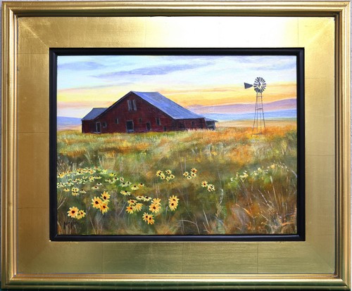 Click to view detail for Elbert Windmill 12x16 $950